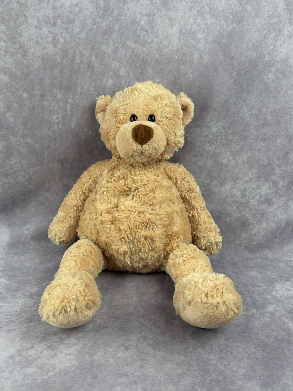 Gund Manni Teddy Bear 17” Tan Plush Stuffed Animal 015016